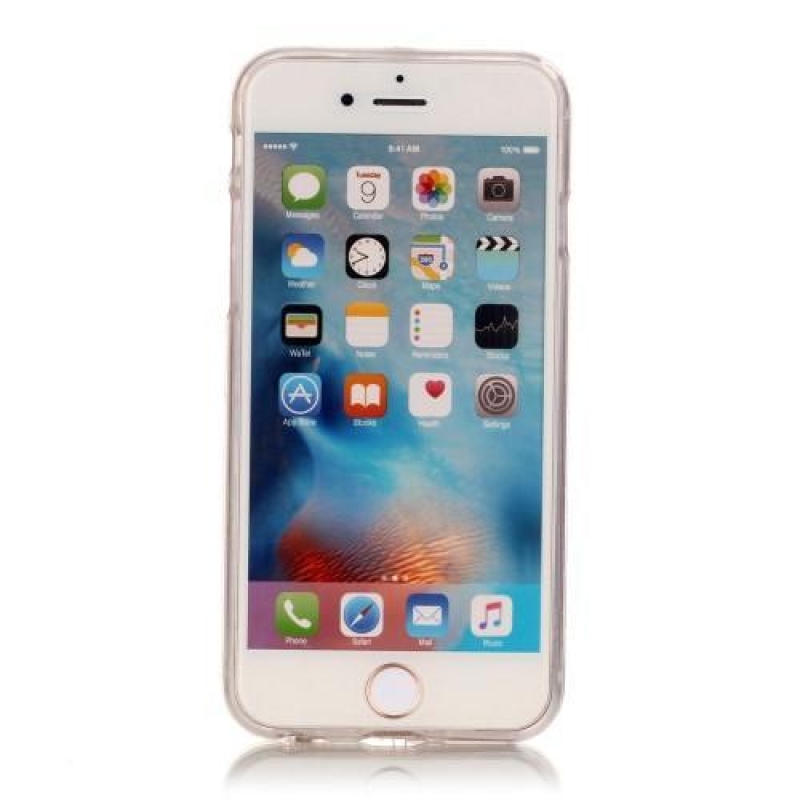 Átlátszó bőrzselé tok iPhone 6 Plus és iPhone 6s Plus készülékhez - macronky