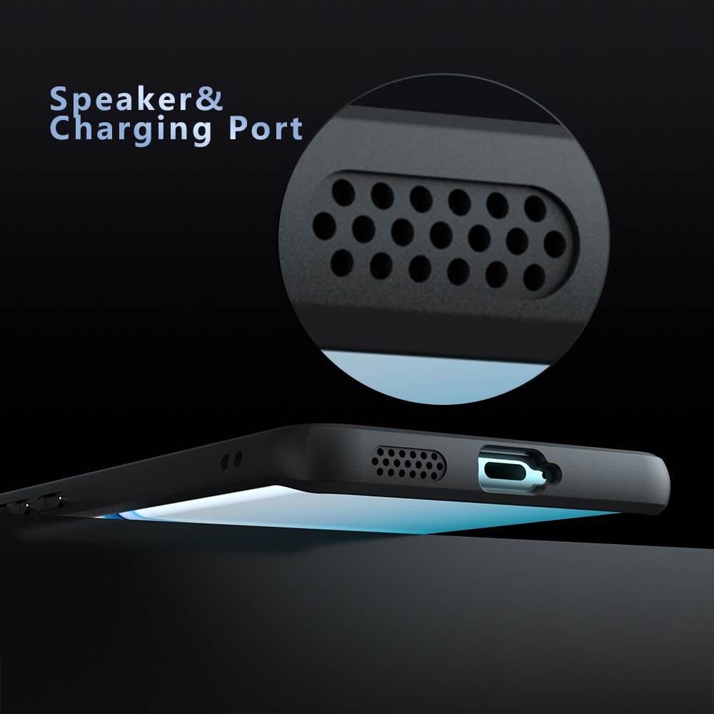 Skiny matt zselés tok Xiaomi Redmi Note 15 Pro+ 5G/Xiaomi Poco M8 Pro 5G - fekete