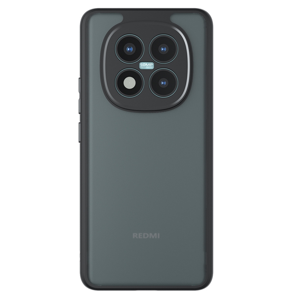 Skiny matt zselés tok Xiaomi Redmi Note 15 Pro+ 5G/Xiaomi Poco M8 Pro 5G - fekete