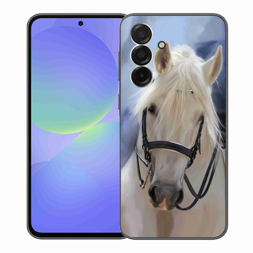 Zselés borítás mmCase Samsung Galaxy A36 5G - fehér ló