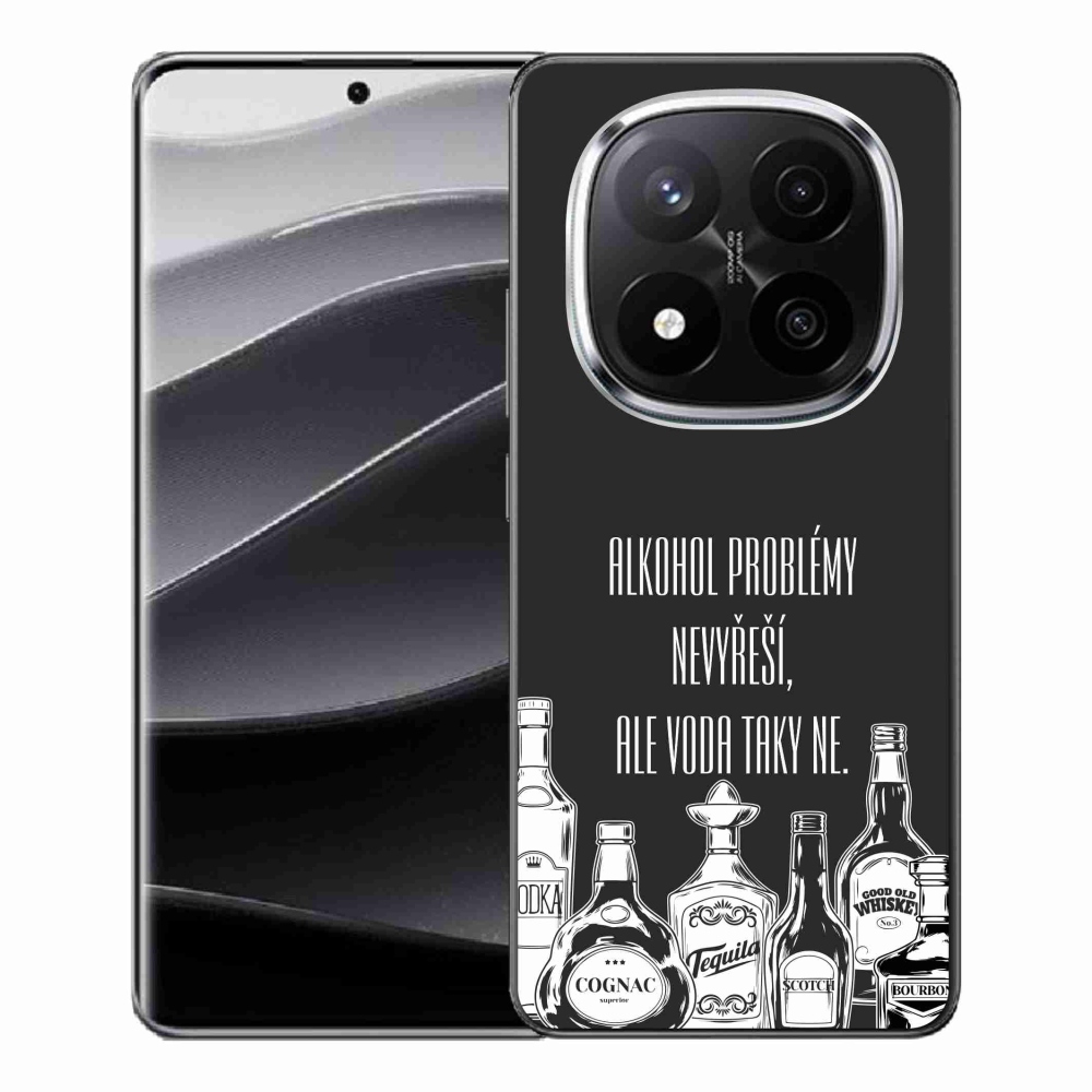 Gél borító mmCase a Xiaomi Redmi Note 14 Pro+ 5G számára - vicces szöveg fekete háttérrel