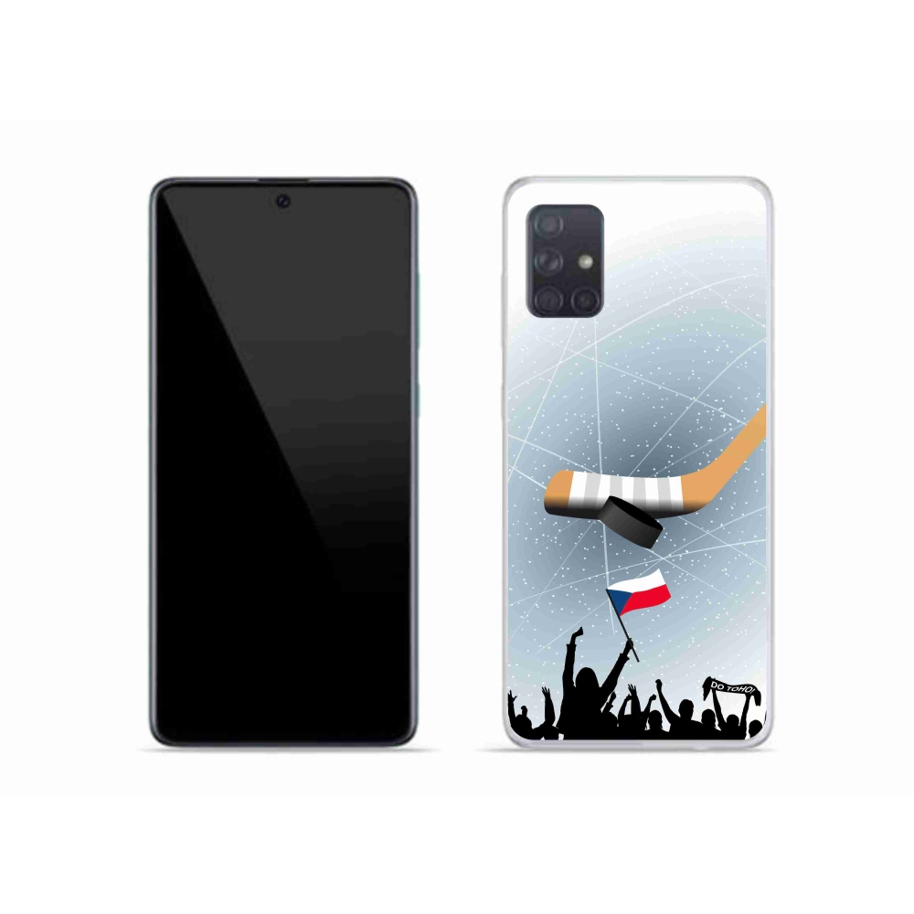 Gél borítás mmCase Samsung Galaxy A51 - hoki szurkolóknak