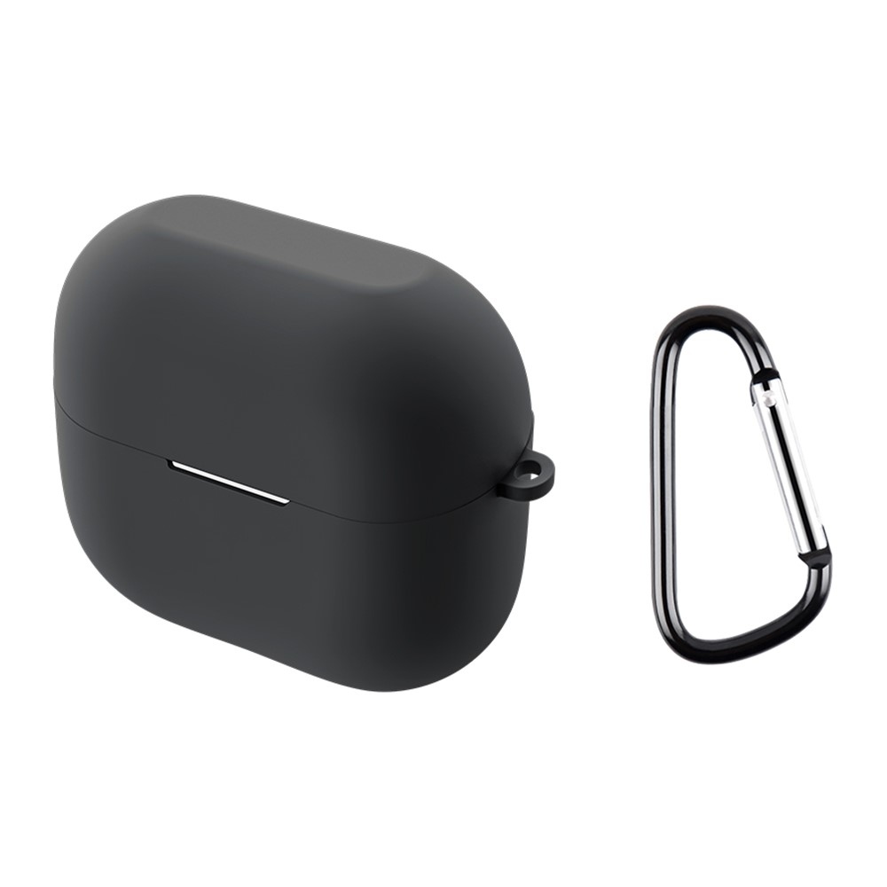 Silikon tok karabinerrel a Samsung Galaxy Buds3 Pro/Buds3 készülékhez – szürke