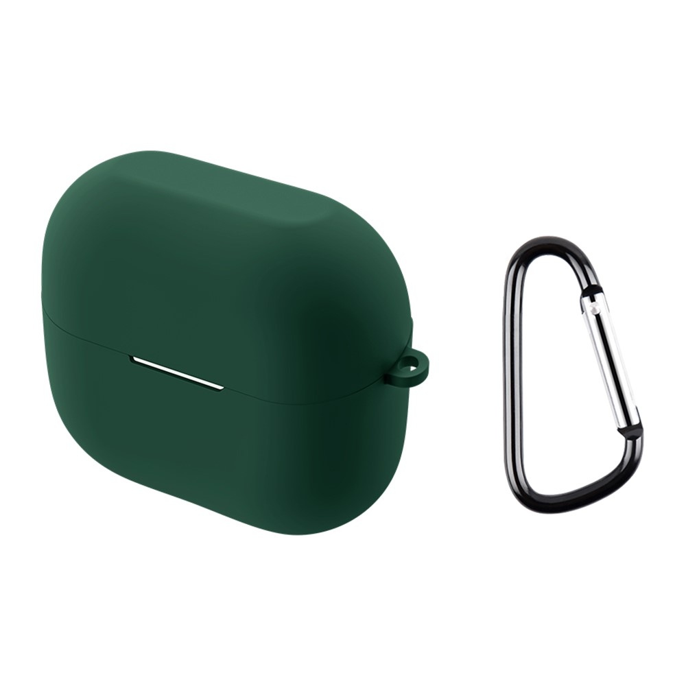 Silikon tok karabinerrel a Samsung Galaxy Buds3 Pro/Buds3 készülékhez – zöld