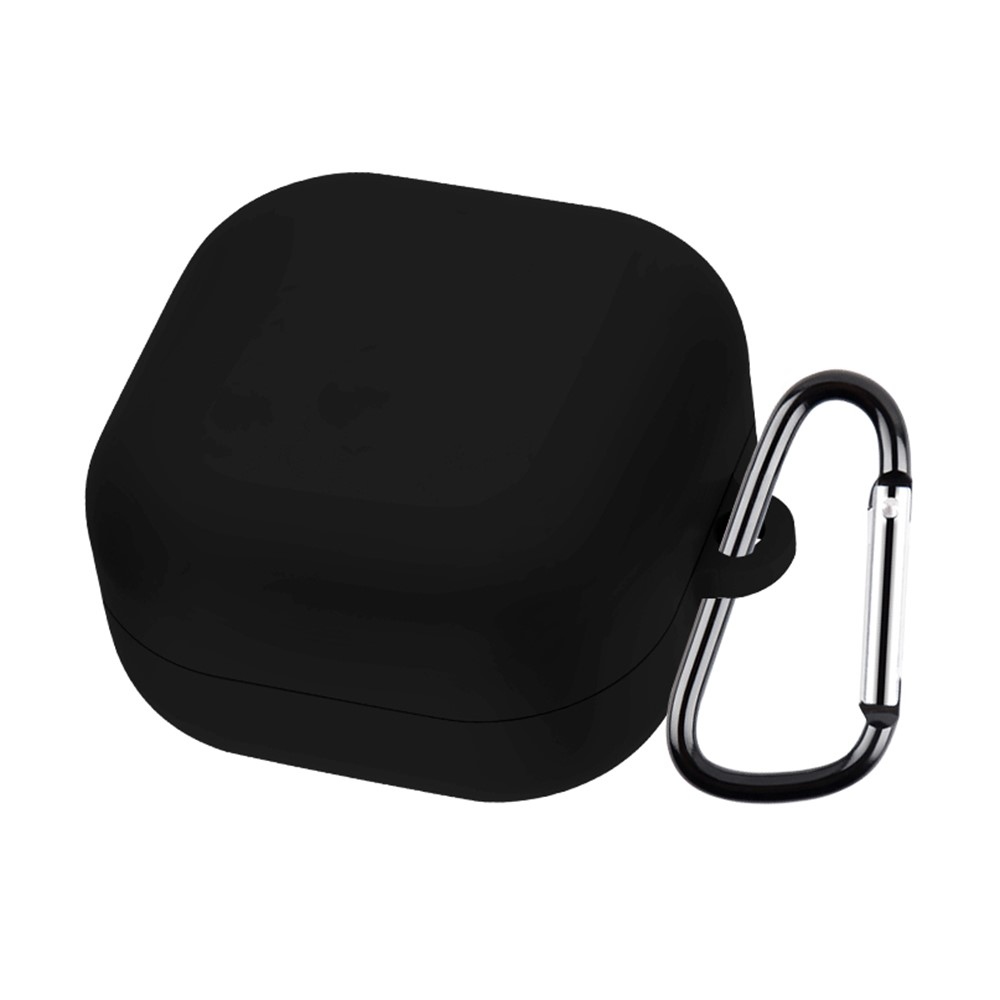 Silikon tok karabinerrel a Samsung Galaxy Buds4 Pro/Buds4 készülékhez – fekete