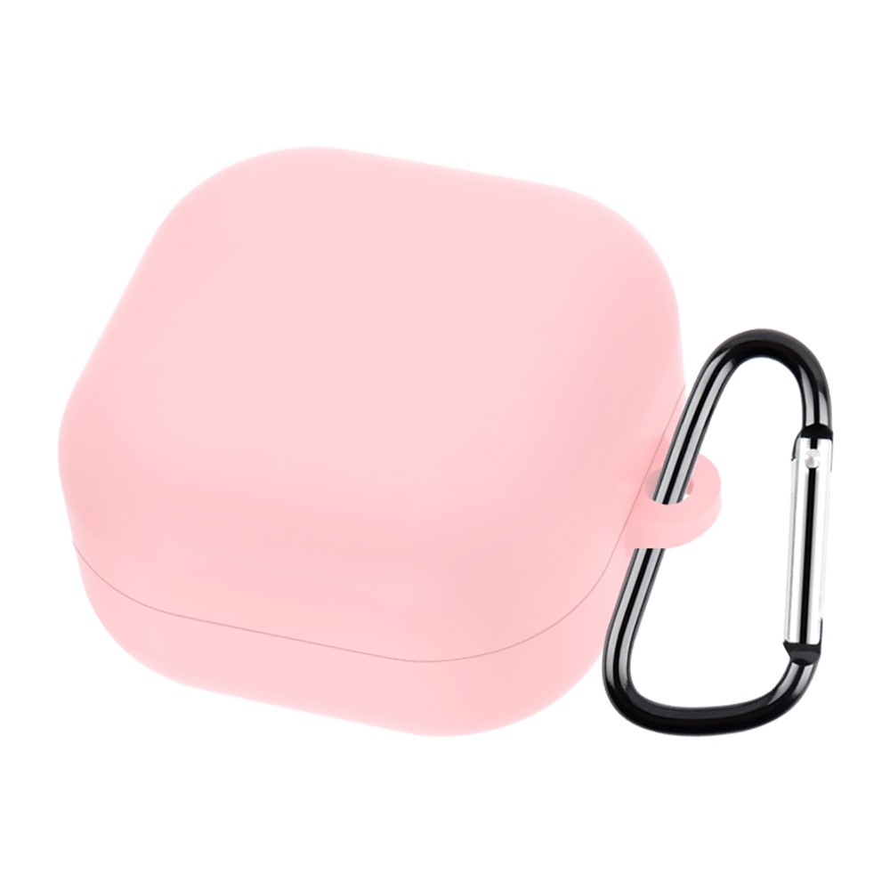 Silikon tok karabinerrel a Samsung Galaxy Buds4 Pro/Buds4 készülékhez – rózsaszín