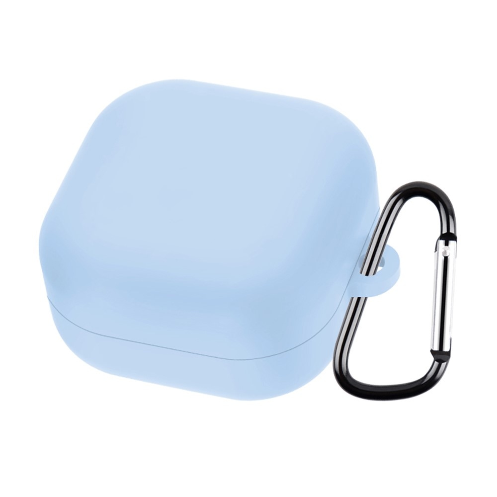 Silikon tok karabinerrel a Samsung Galaxy Buds4 Pro/Buds4 készülékhez – világoskék