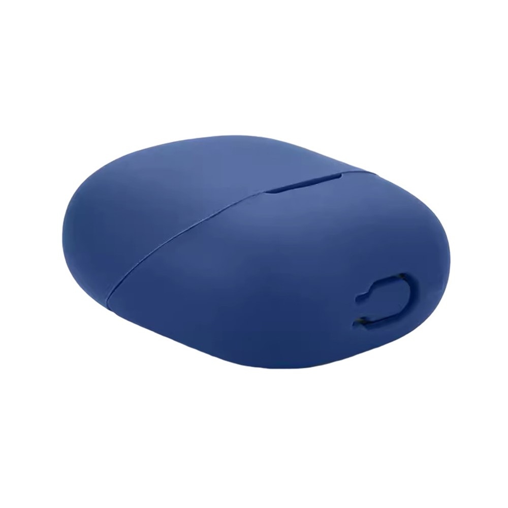 Silikon tok karabinerrel a Xiaomi Buds 5-hez – sötétkék