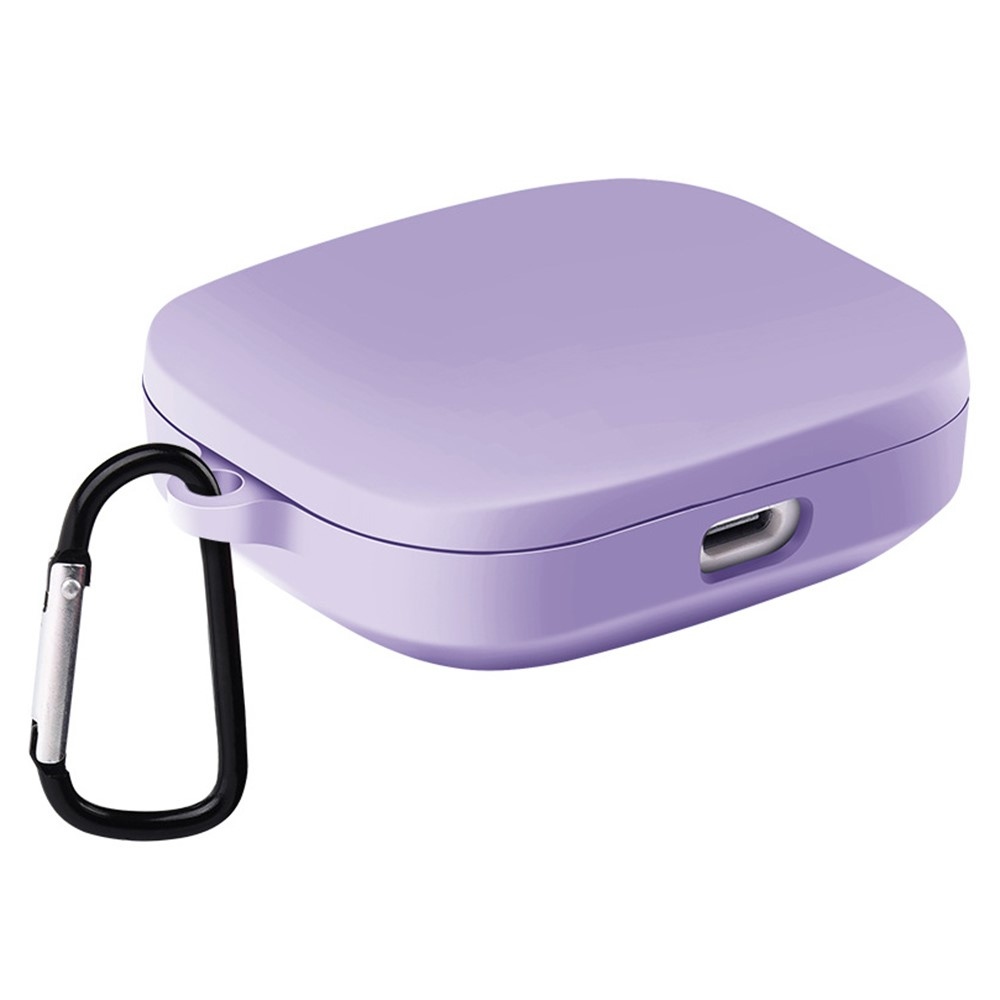 Silikon tok karabinerrel a Xiaomi Redmi Buds 6 Active-hez – lila