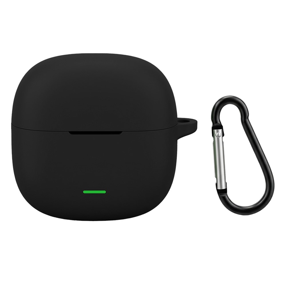 Silikon tok karabinerrel a Xiaomi Redmi Buds 8 Active-hez – fekete