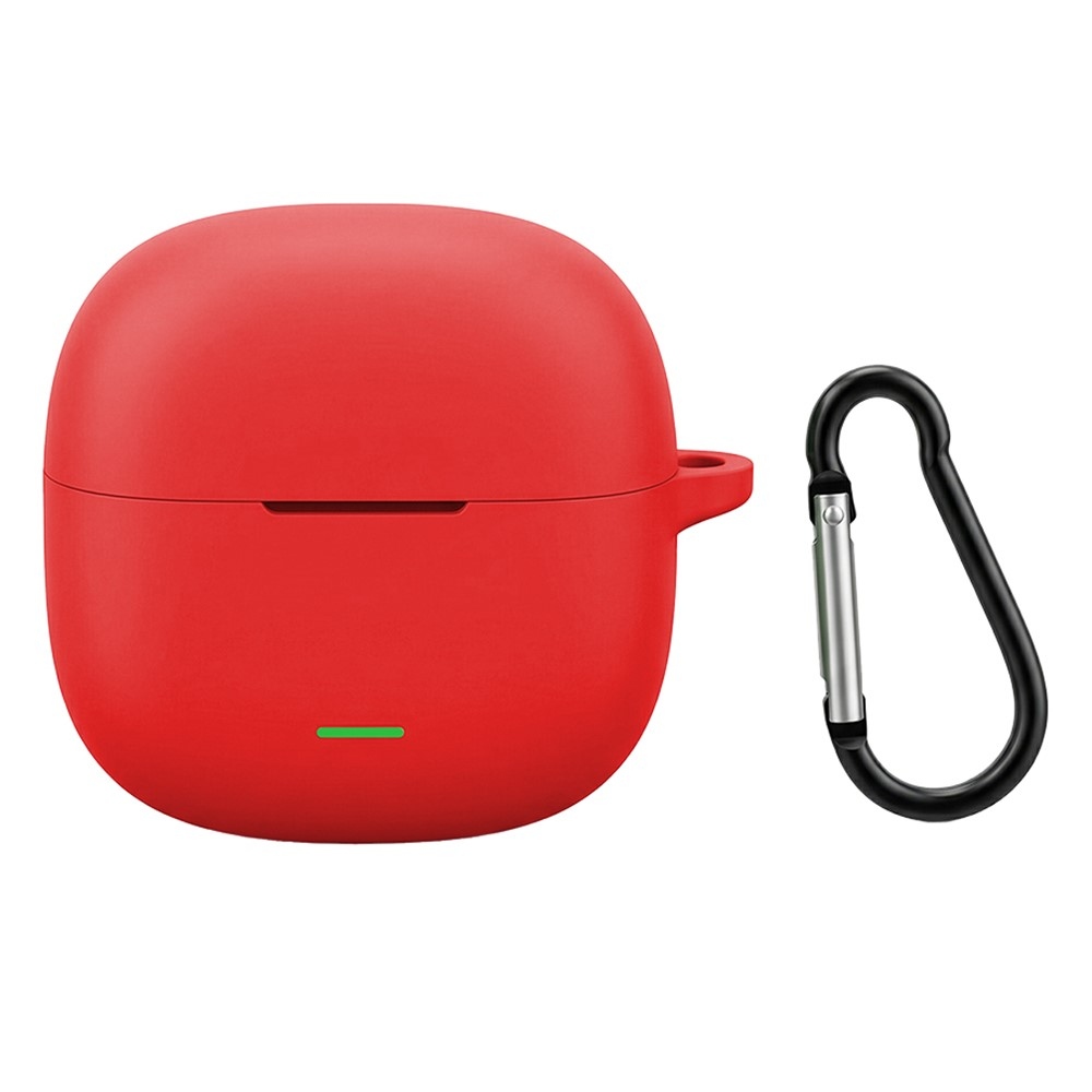 Silikon tok karabinerrel a Xiaomi Redmi Buds 8 Active-hoz – piros