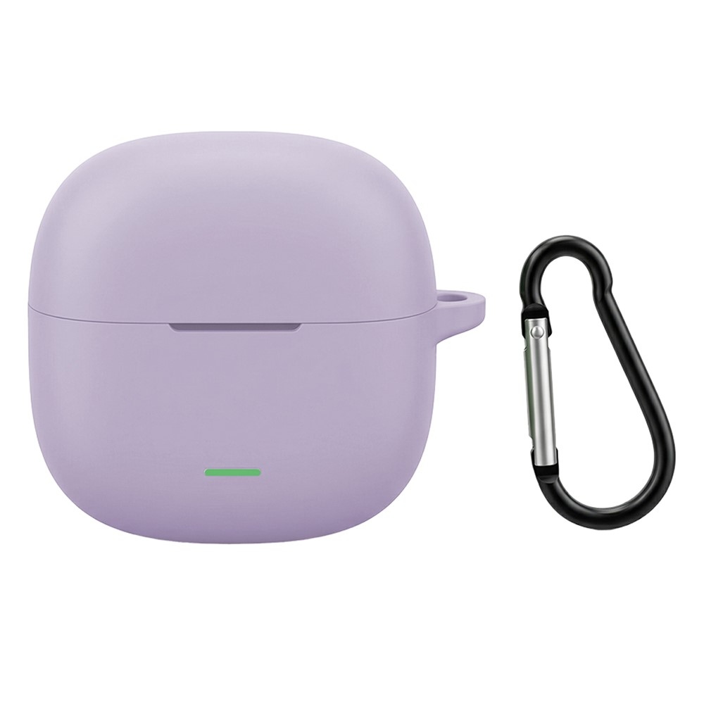 Silikon tok karabinerrel a Xiaomi Redmi Buds 8 Active-hez – lila