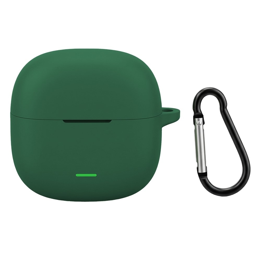 Silikon tok karabinerrel a Xiaomi Redmi Buds 8 Active-hez – zöld