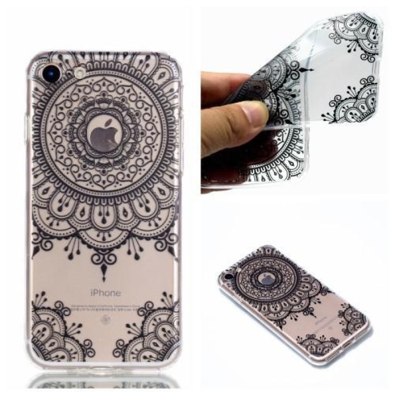 Slend vékony zselés tok iPhone 7 Plus és 8 Plus készülékhez - mandala