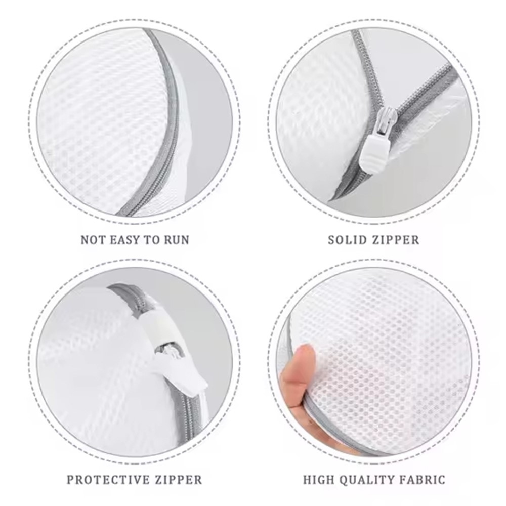 Cipzáras hálós cipőmosózsák - L méret