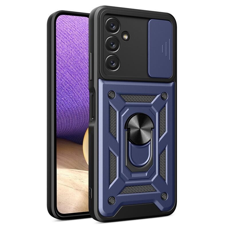 Csúszásálló hibrid borítás Samsung Galaxy A14 4G/5G készülékhez - kék