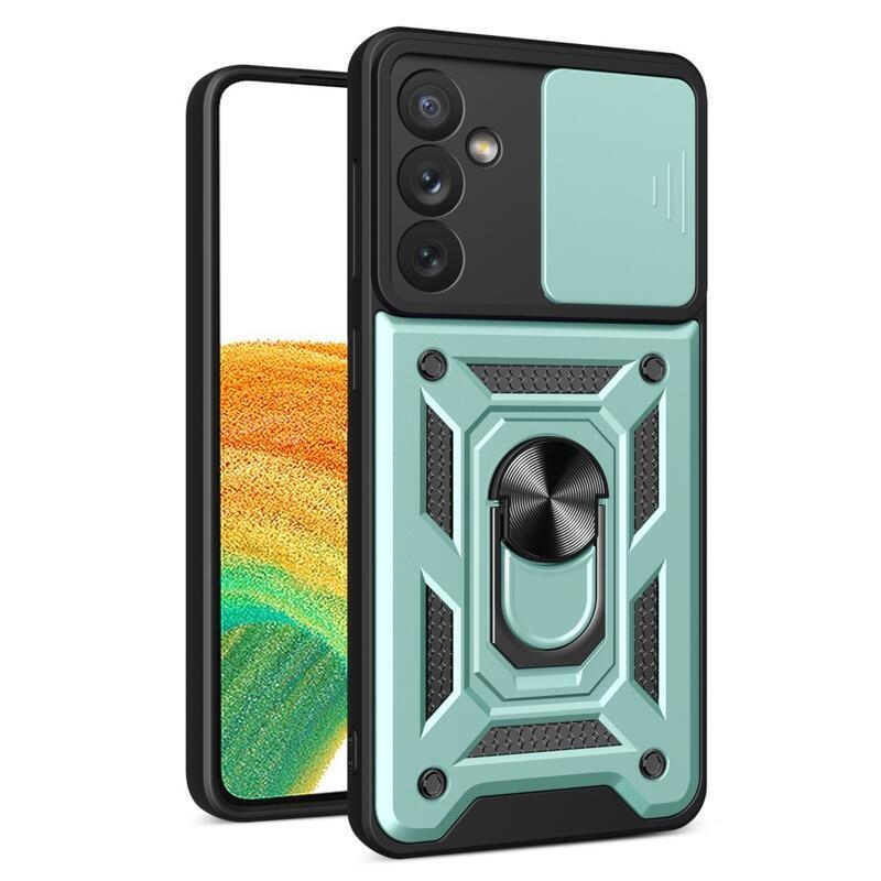 Csúszásálló hibrid borítás Samsung Galaxy A34 5G készülékhez - zöld