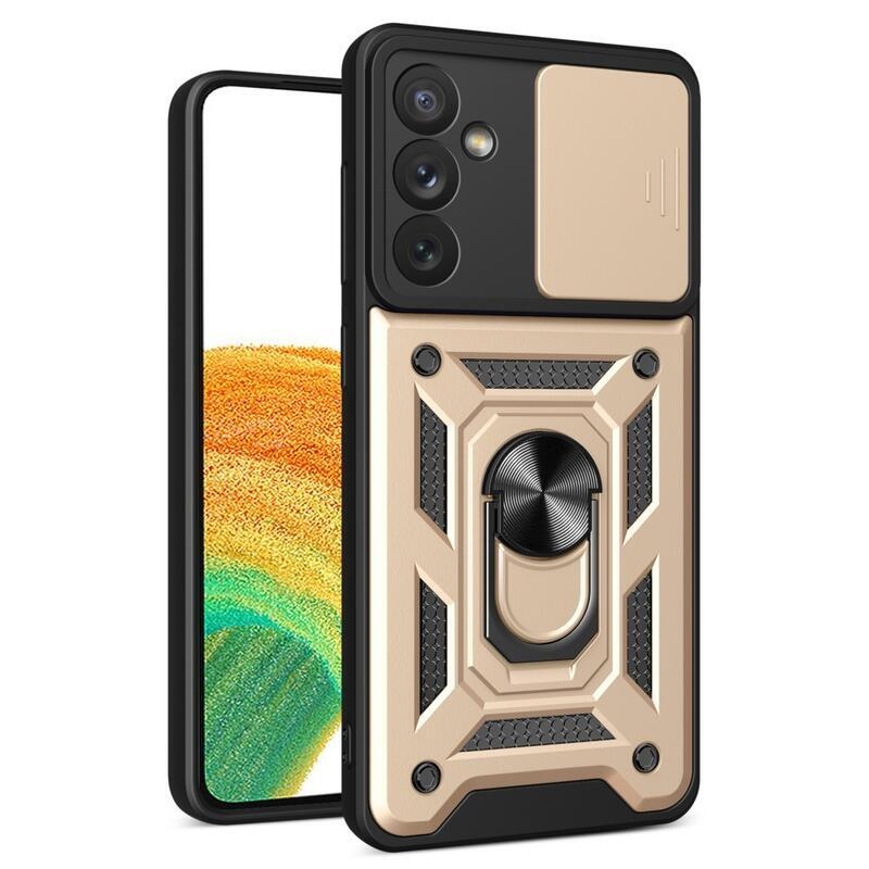 Csúszásálló hibrid borítás Samsung Galaxy A34 5G készülékhez - arany színben
