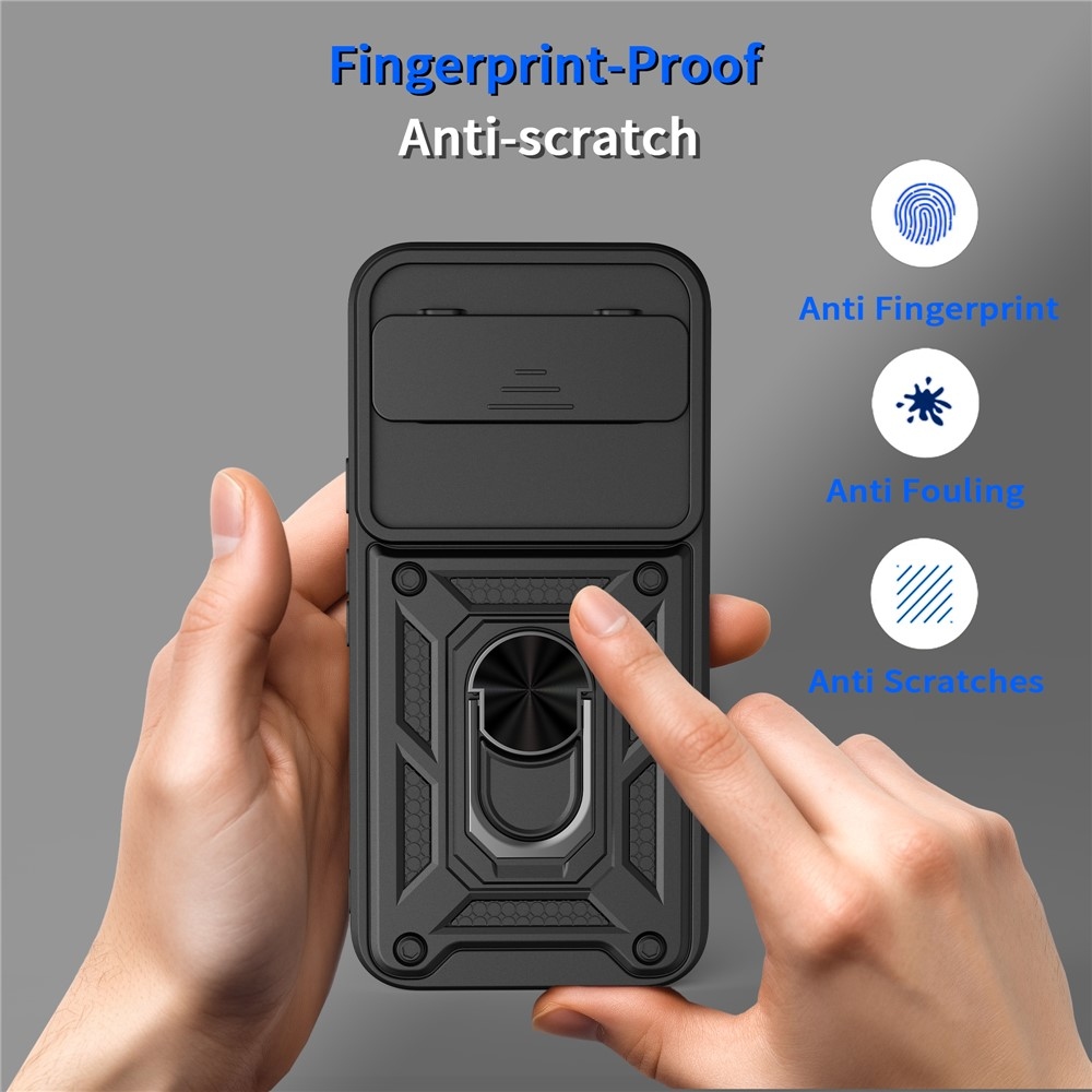Slide ütésálló tok a Google Pixel 11 Pro/11-hez – fekete