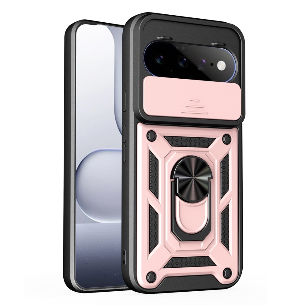 Slide ütésálló tok a Google Pixel 11 Pro/11-hez – rózsaszín-arany