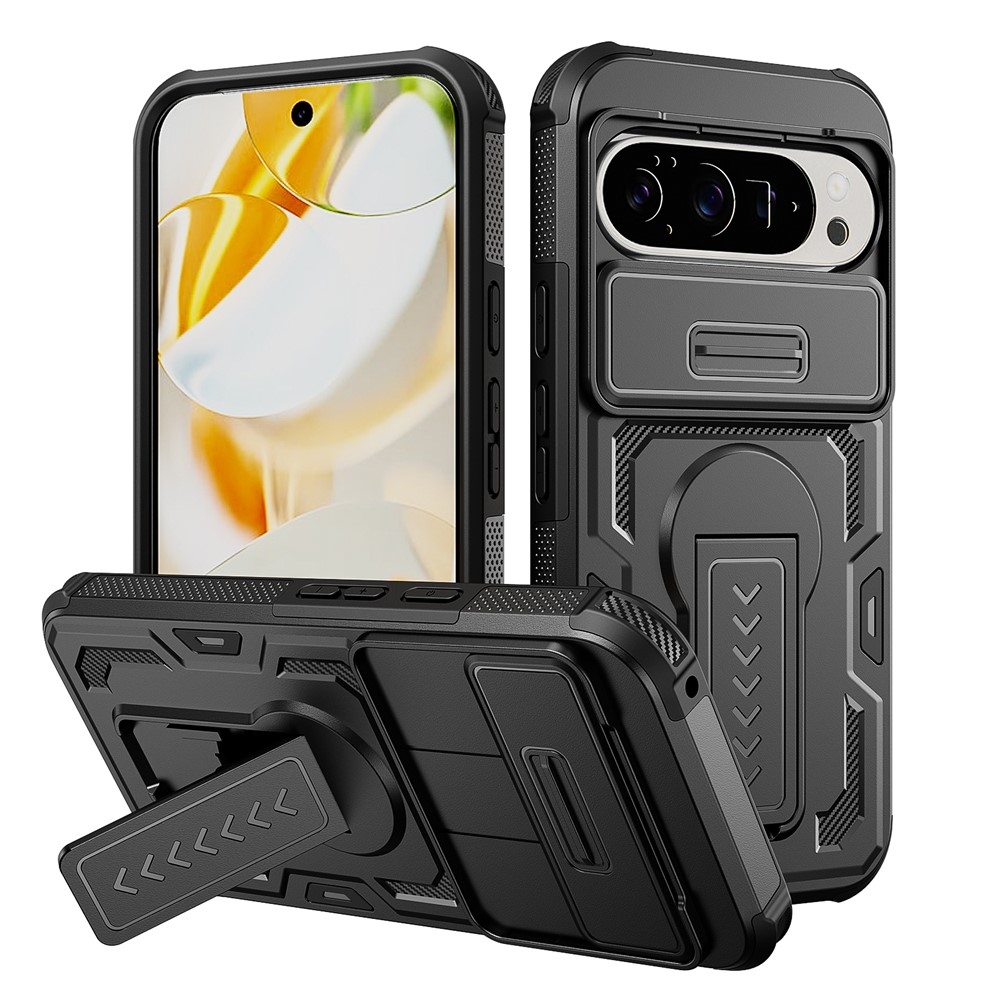 Slide ütésálló tok a Google Pixel 11 Pro XL / 10 Pro XL készülékhez – fekete