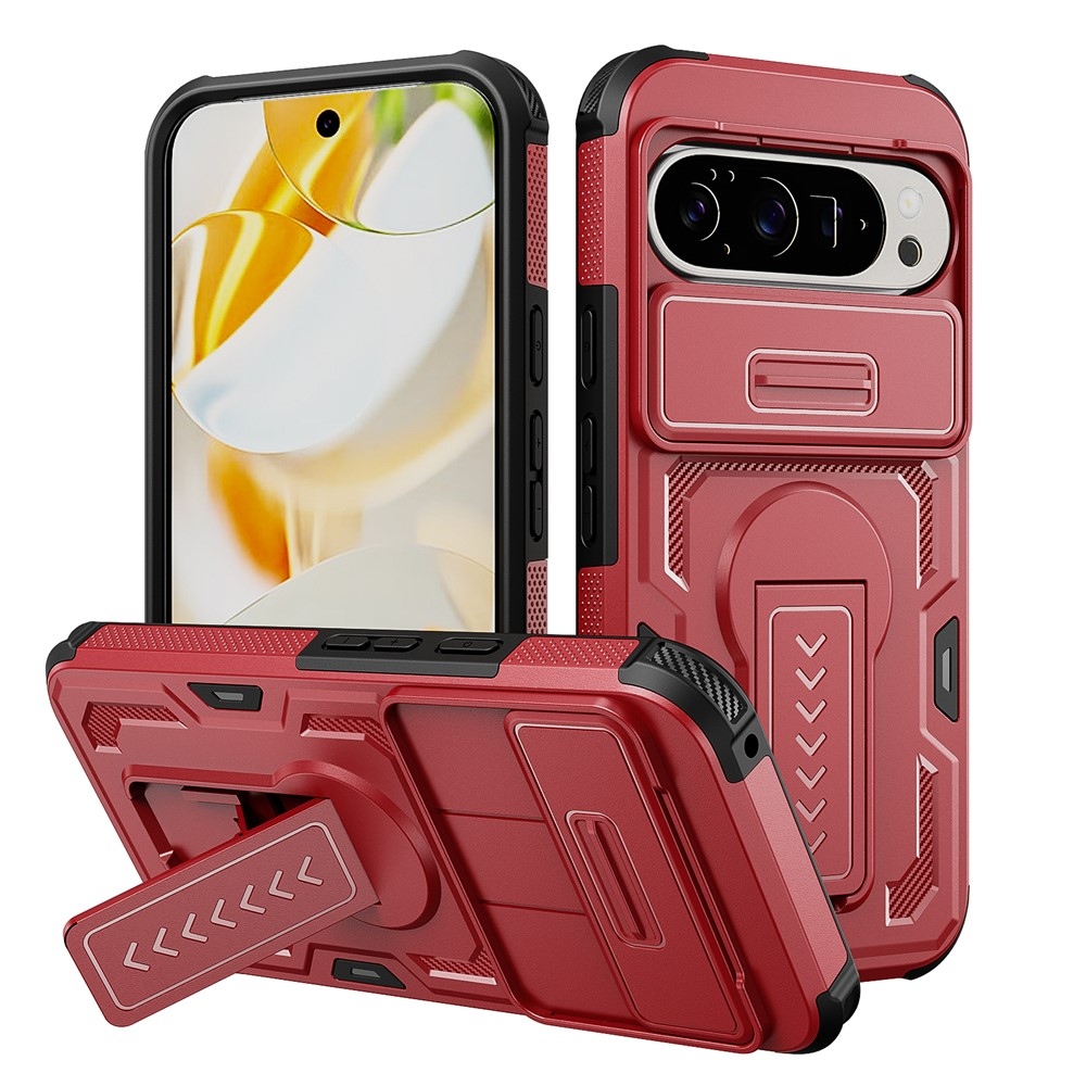 Slide ütésálló tok a Google Pixel 11 Pro XL / 10 Pro XL készülékhez – piros