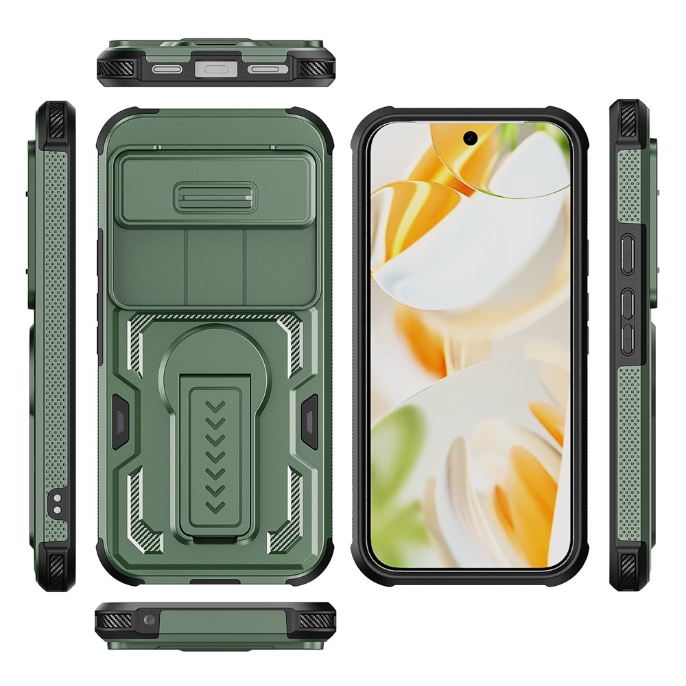 Slide kopásálló tok a Google Pixel 11 Pro XL / 10 Pro XL készülékhez – zöld