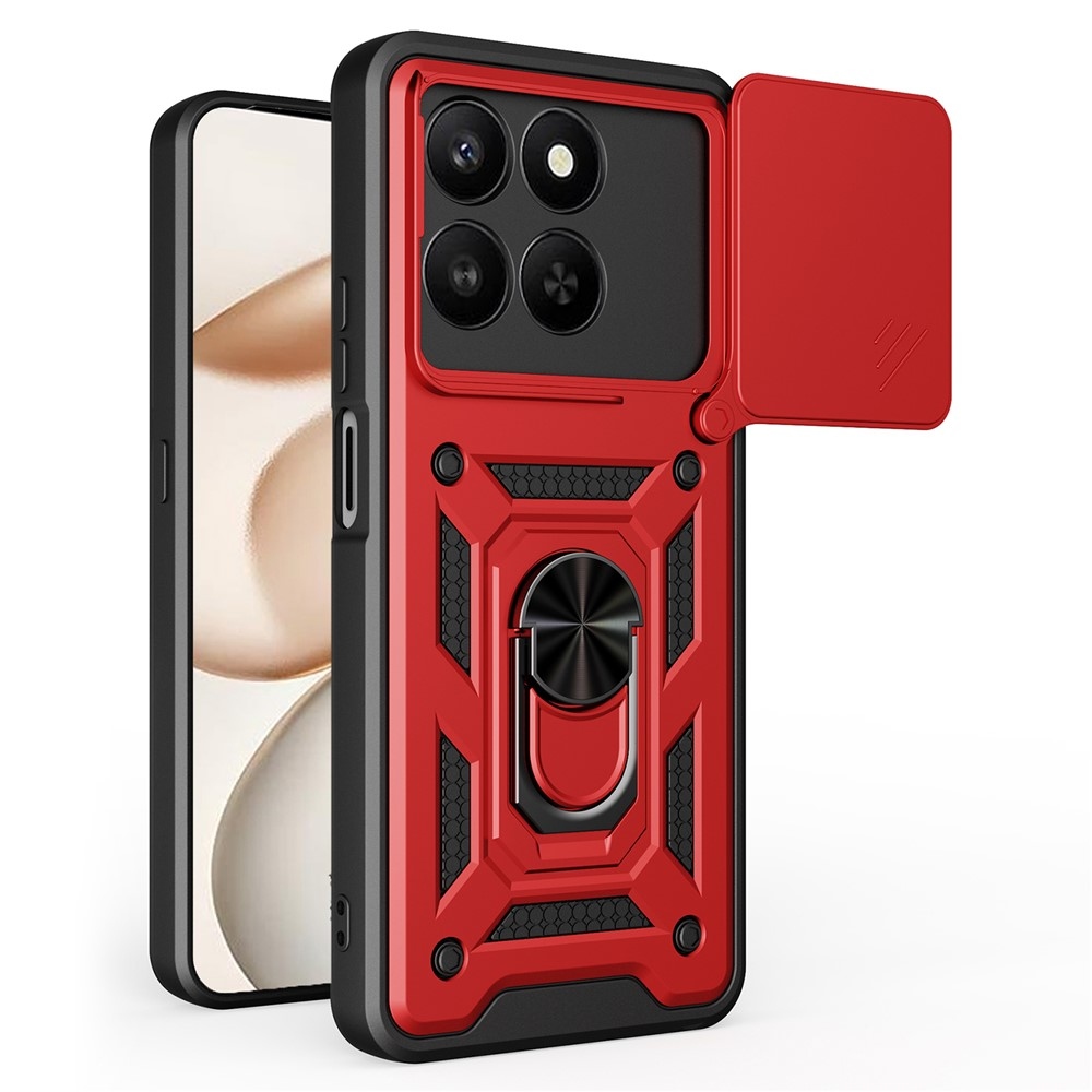 Csúszásálló borítás a Honor 400 Smart 5G/4G/Honor X7d készülékhez - piros