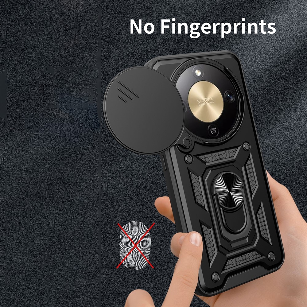 Csúszásálló borítás a Honor Magic 8 Lite 5G készülékhez - fekete