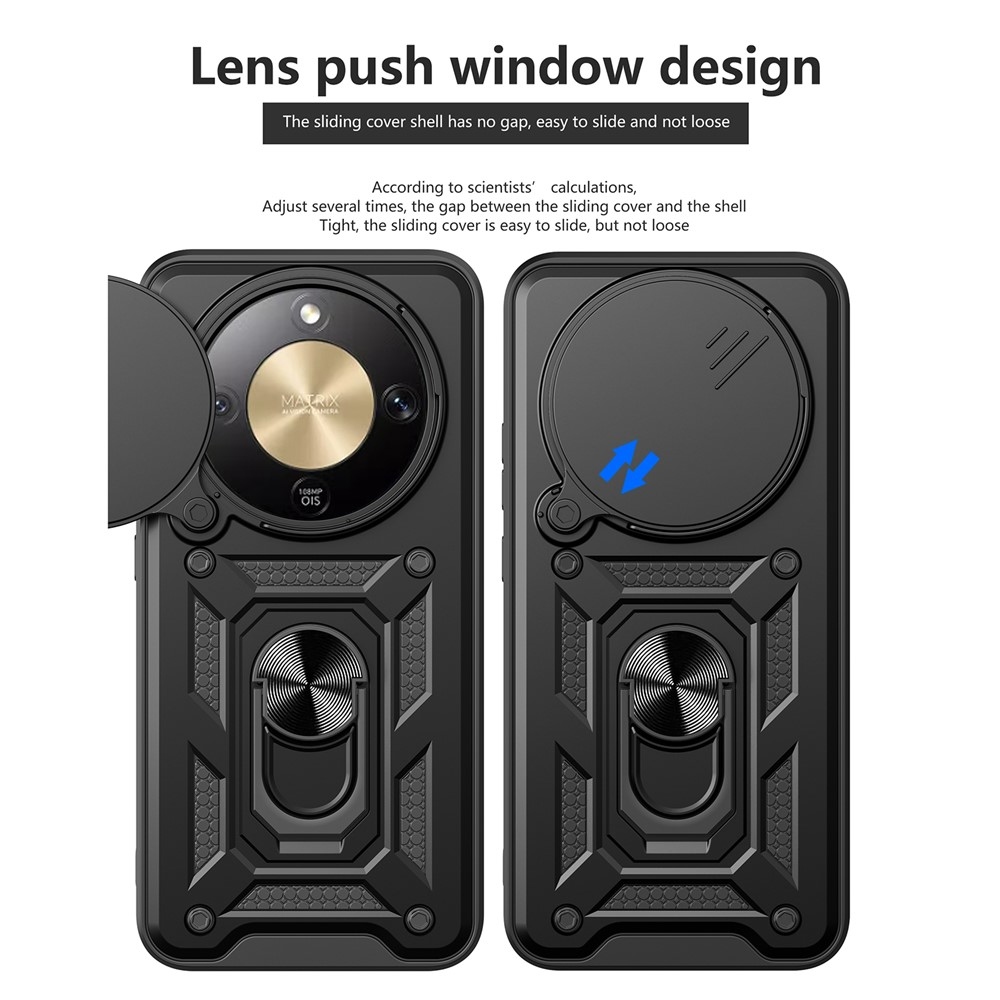 Csúszásálló borítás a Honor Magic 8 Lite 5G készülékhez - fekete