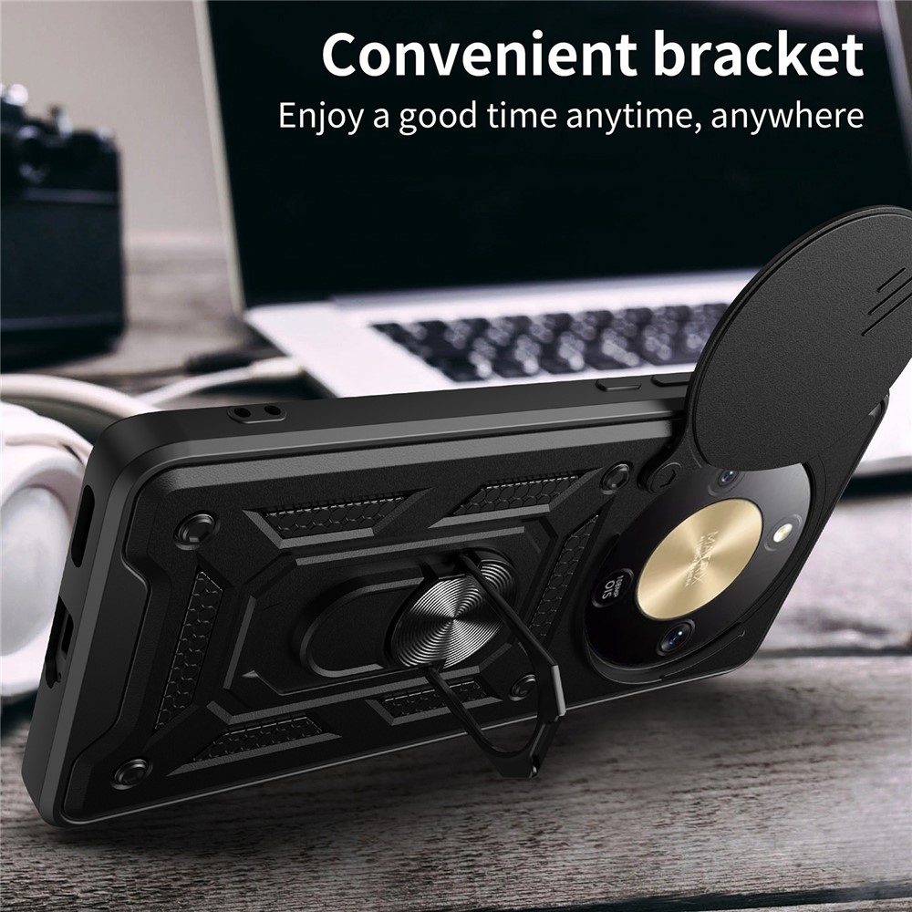 Csúszásálló borítás a Honor Magic 8 Lite 5G készülékhez - fekete