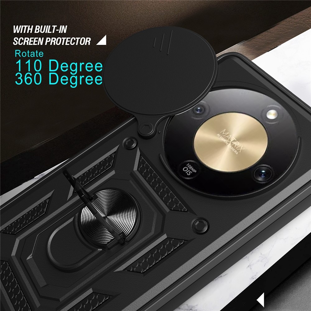 Csúszásálló borítás a Honor Magic 8 Lite 5G készülékhez - fekete