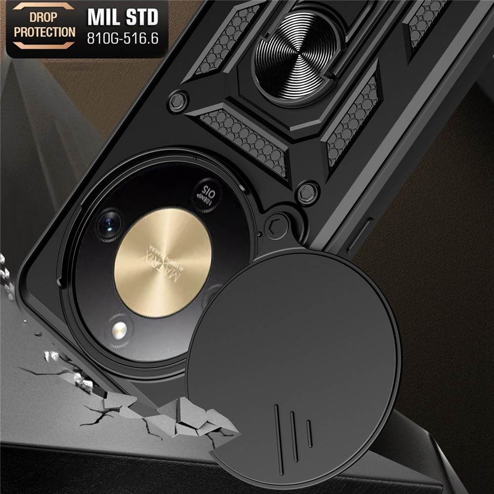 Csúszásálló borítás a Honor Magic 8 Lite 5G készülékhez - fekete