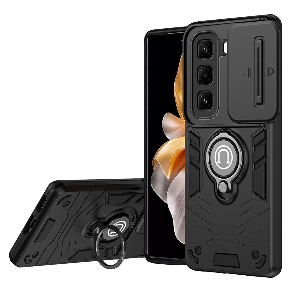Csúszásálló borítás az Infinix Hot 50 Pro+ készülékhez - fekete