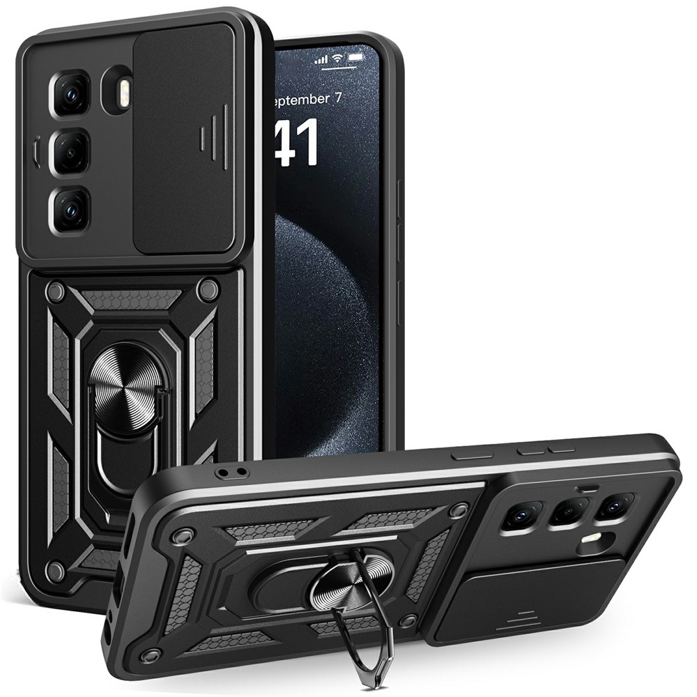 Csúszásálló borítás Infinix Hot 50 Pro készülékhez - fekete