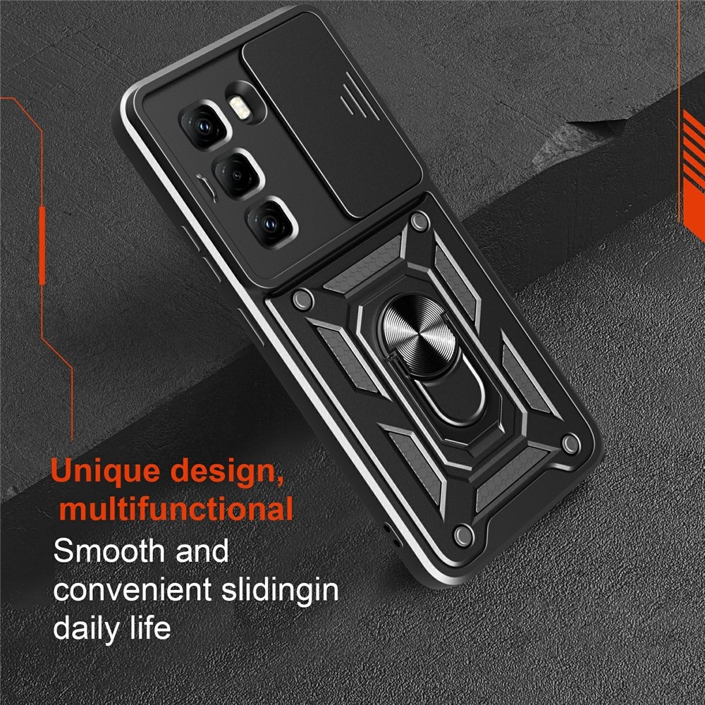 Csúszásálló borítás Infinix Hot 50 Pro készülékhez - fekete
