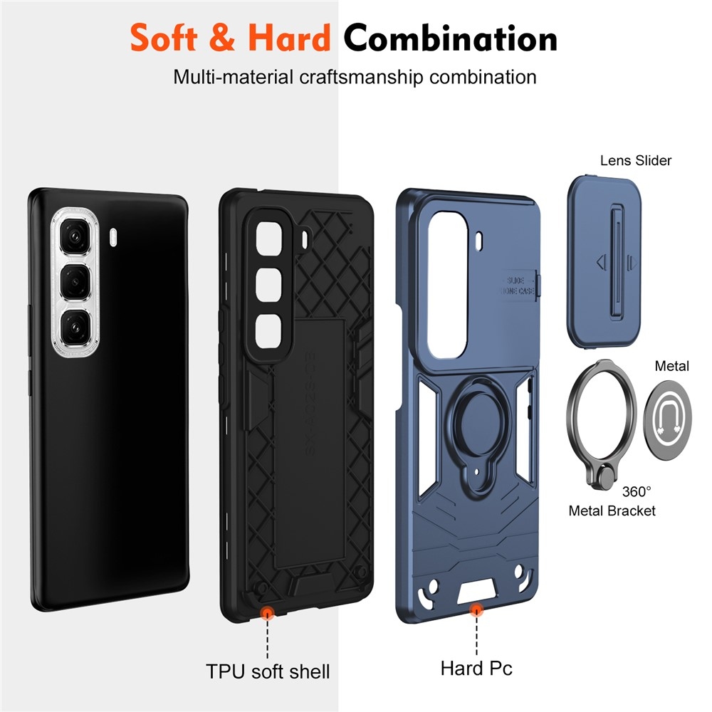 Csúszásálló borítás az Infinix Hot 50 Pro+ készülékhez - kék