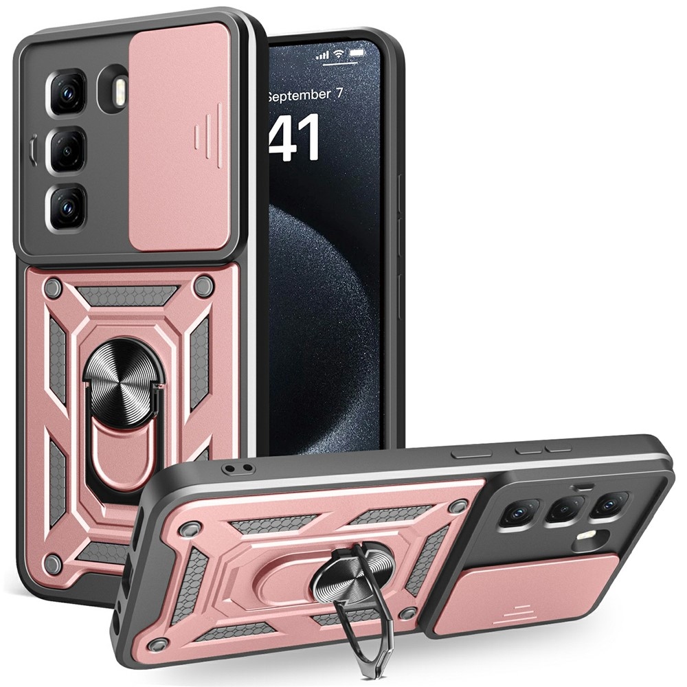 Csúszásálló borítás Infinix Hot 50 Pro készülékhez - rózsaarany