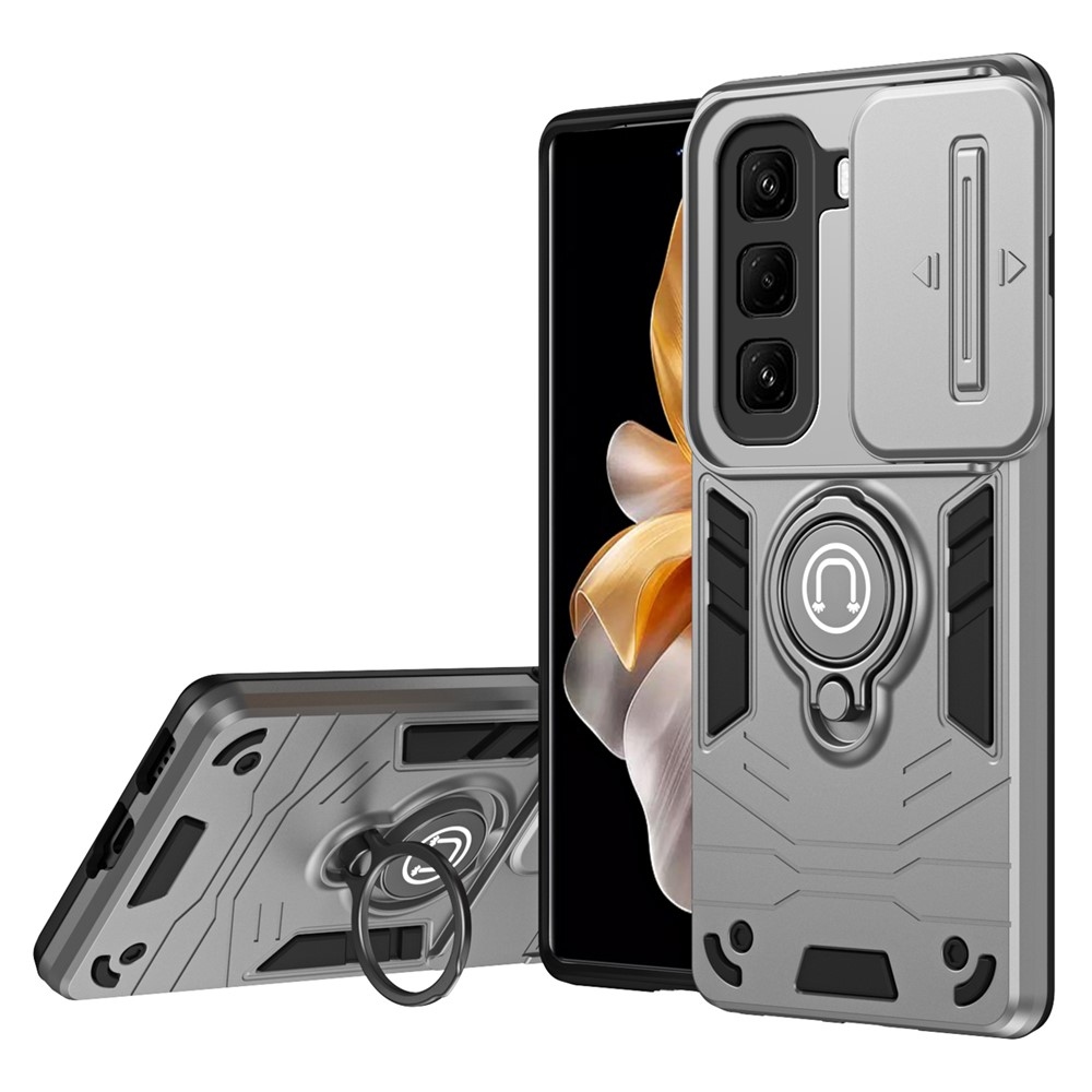 Csúszásálló borítás az Infinix Hot 50 Pro+ készülékhez - szürke