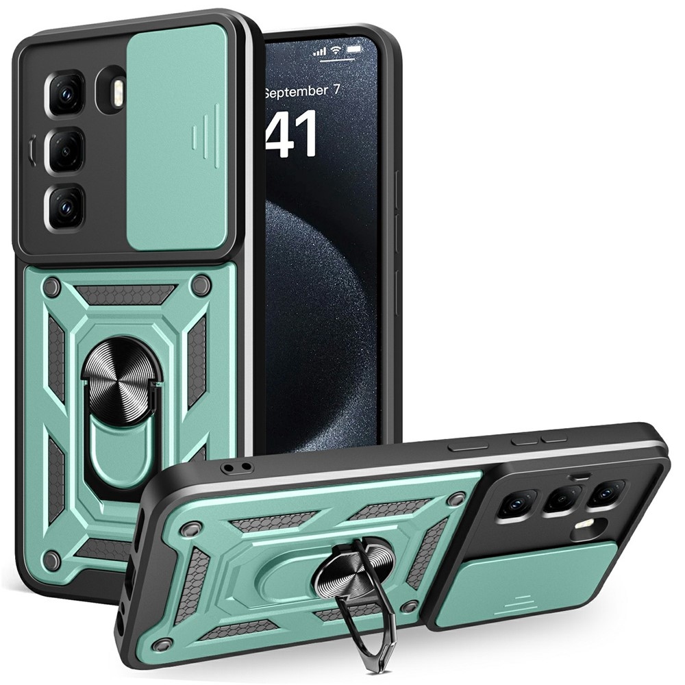Csúszásálló borítás Infinix Hot 50 Pro készülékhez - zöld