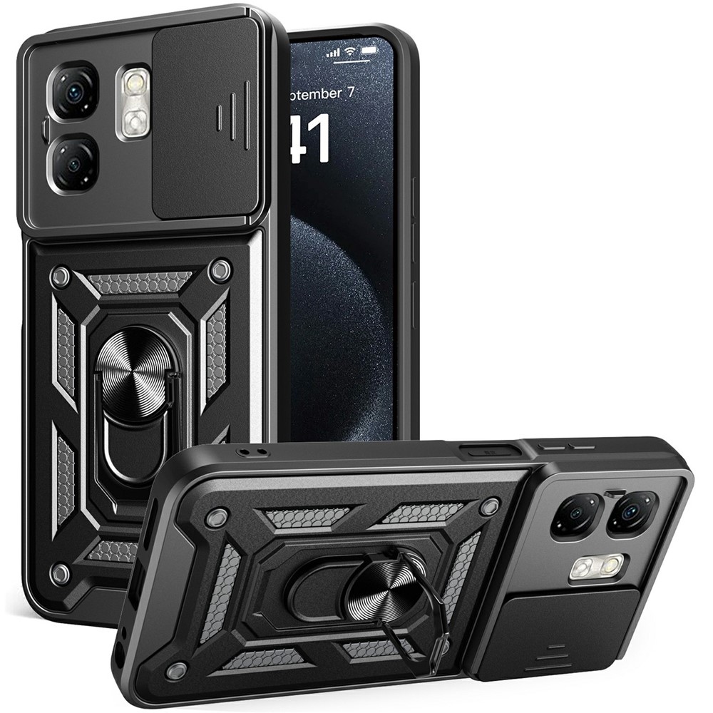 Csúszásálló borítás Infinix Hot 50i/Smart 9 készülékhez - fekete