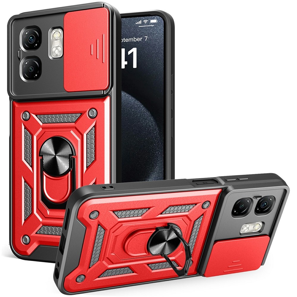 Csúszásálló borítás Infinix Hot 50i/Smart 9 készülékhez - piros