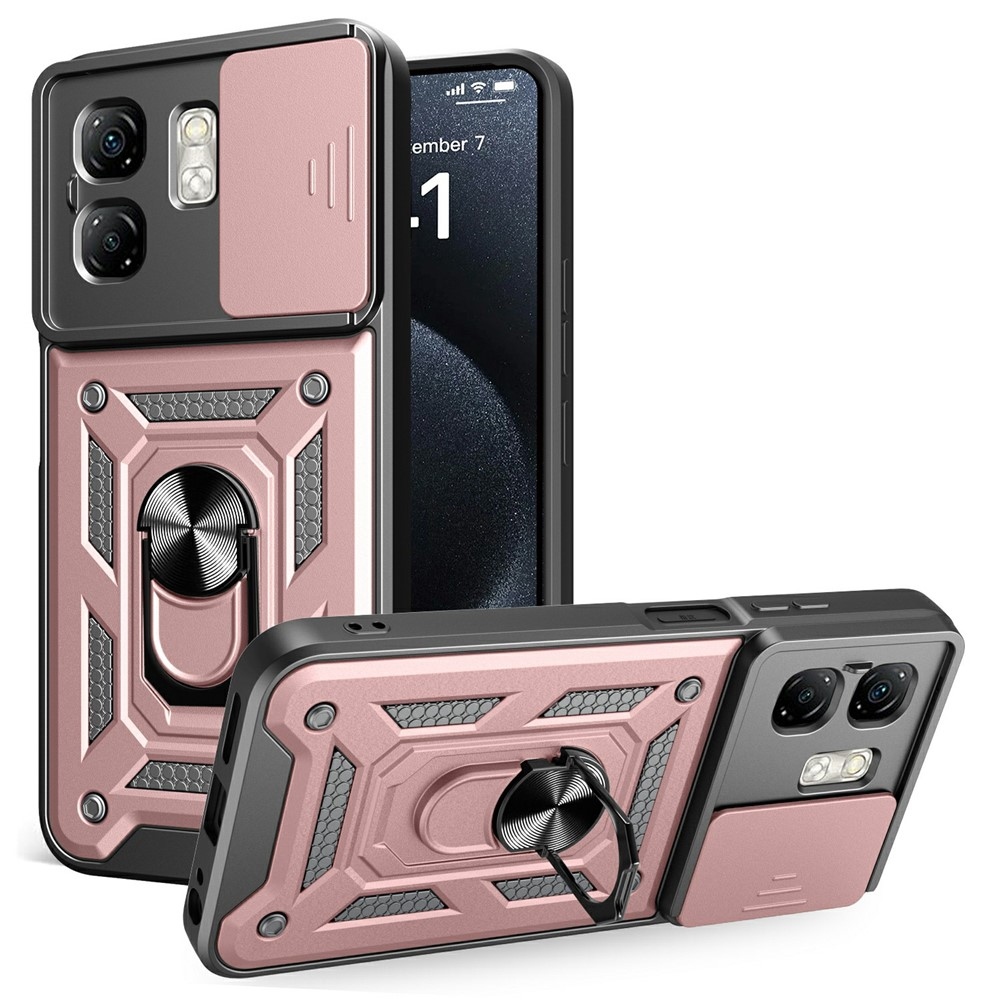 Csúszásálló borítás az Infinix Hot 50i/Smart 9 készülékhez - rózsaarany színben