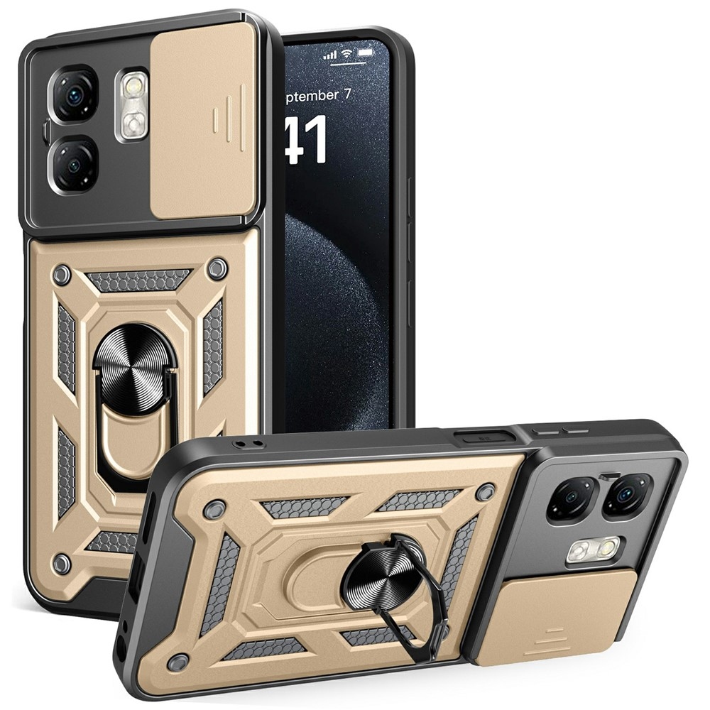 Csúszásálló borítás Infinix Hot 50i/Smart 9 készülékhez - arany színben