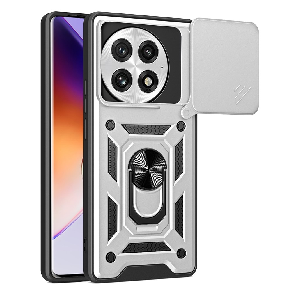 Csúszásálló borítás a OnePlus 13-hoz - ezüst színű