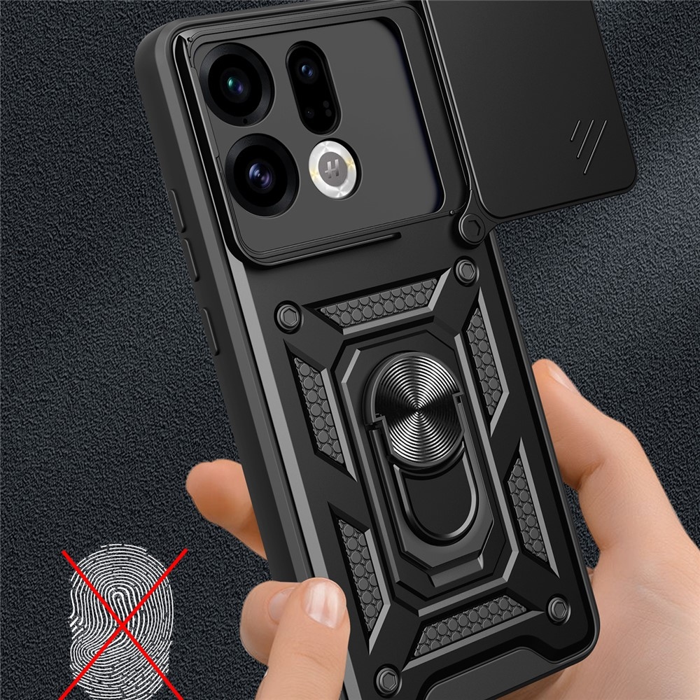 Csúszásálló borító Oppo Find X9 5G - fekete