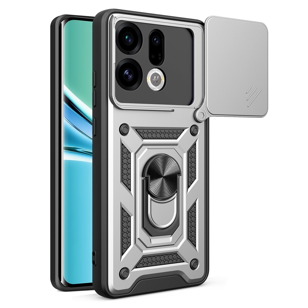 Csúszásálló borítás Oppo Find X9 5G készülékhez - ezüst