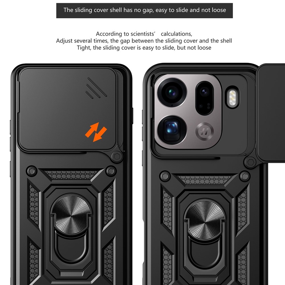 Csúszásálló borítás Oppo Find X9 Pro 5G készülékhez - fekete