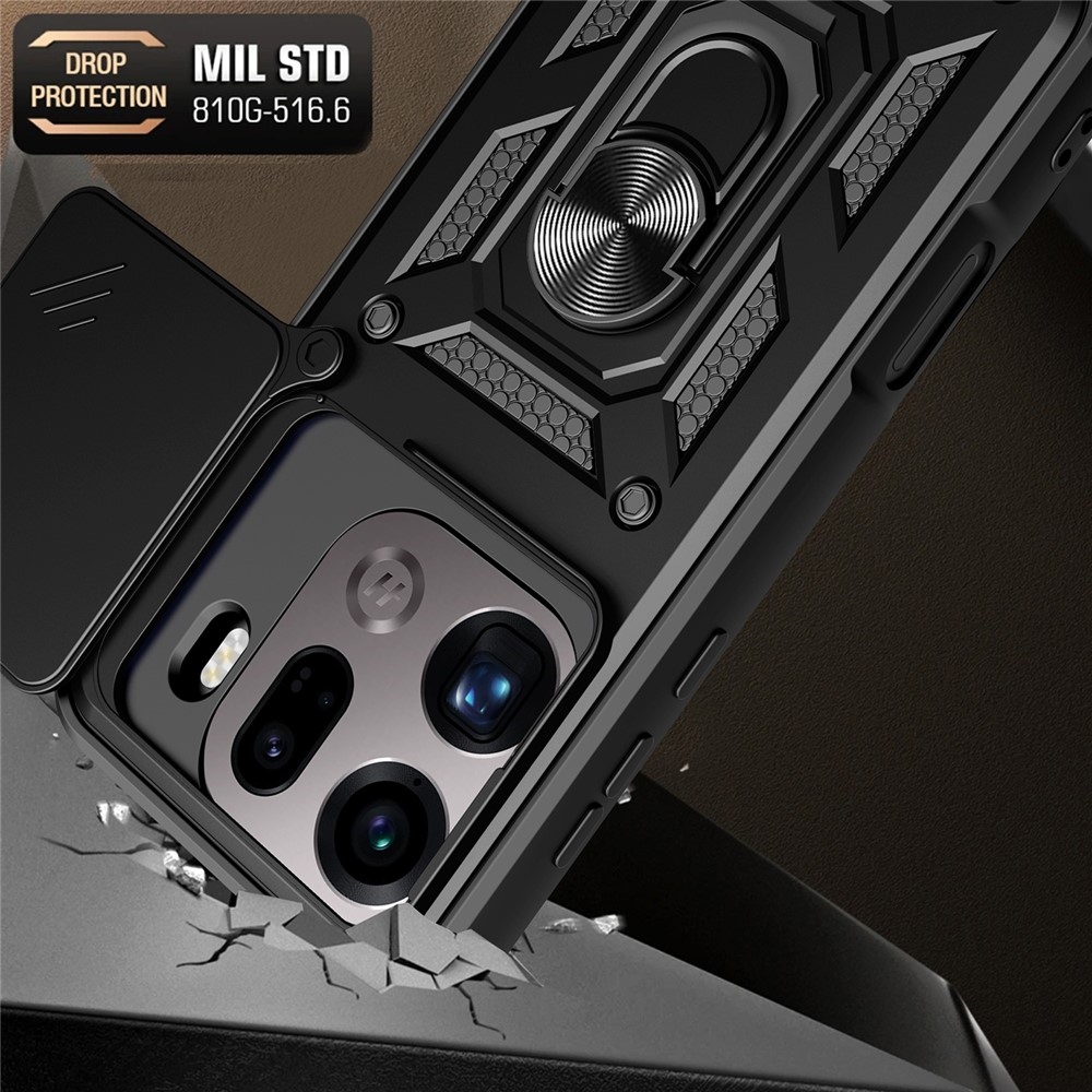 Csúszásálló borítás Oppo Find X9 Pro 5G készülékhez - fekete