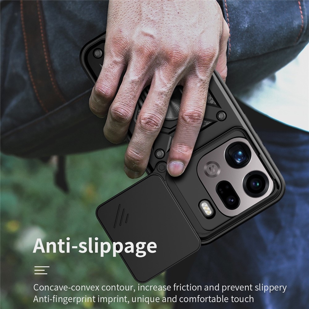 Csúszásálló borítás Oppo Find X9 Pro 5G készülékhez - fekete